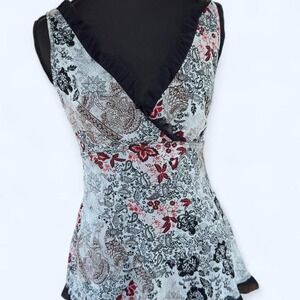 Y2K fairy goth mesh top